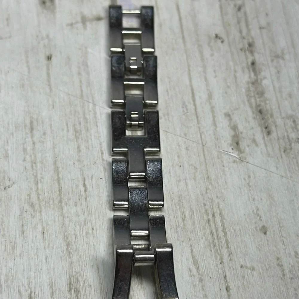Fossil F2 Silver Tone Barrel Case Blue Dial Women's Watch ES-9315‎ needs BATTERY